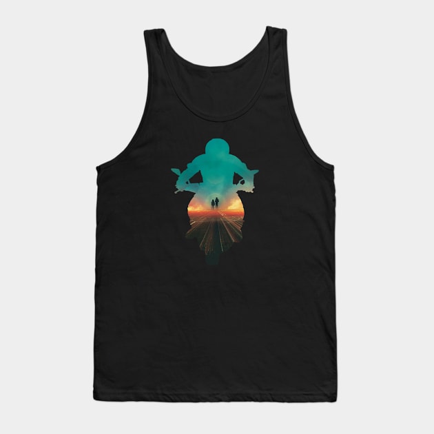 Motorcycle Driver Tank Top by medasven